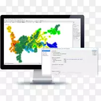 计算机软件单线图计算机监视器优秀的网络