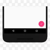 android软件开发材料设计手持设备移动电话浮动材料