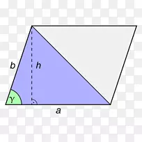 三角形线面积点-菱形