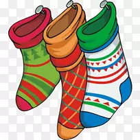 圣诞长袜-免费袜子剪贴画-圣诞促销