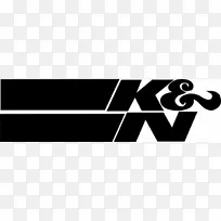 空气滤清器k&n工程标志车冷风进气.商标标签