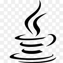 咖啡java平台，企业版电脑图标剪贴画.咖啡馆