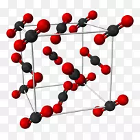 二氧化碳分子Lewis结构干冰-碳