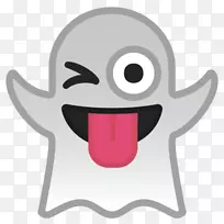 Emojipedia iphone幽灵表情-卡通童话