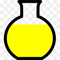 实验室烧瓶圆底烧瓶Erlenmeyer烧瓶烧杯夹艺术化学
