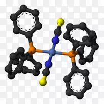 二氯联苯(三苯基膦)镍(Ii)氯化物几何构型.三维信息