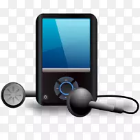 电脑图标mp3播放器ipod-音频播放器