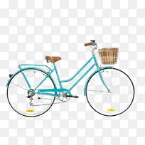 城市自行车复古式单速自行车-老式自行车