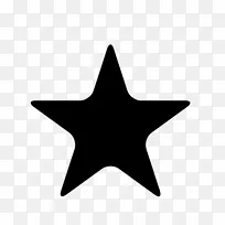 艺术文化中的星多边形蓝星线五点星三维五角星