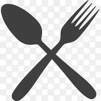 餐具、电脑图标、叉子、剪贴画.刀叉