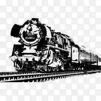 铁路运输列车蒸汽机车内燃机车蒸汽列车