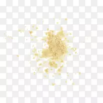 面粉状防晒霜拼贴颜色微折细胞-金黄粉