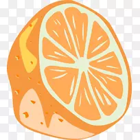 柠檬剪贴画-橙色剪贴画