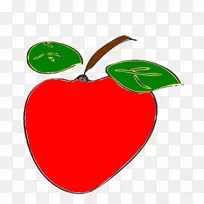 苹果水果剪贴画-苹果剪贴画