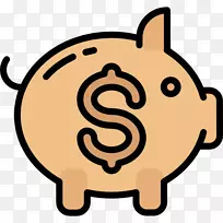 钱袋金币小猪