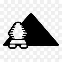 吉萨大金字塔埃及金字塔纪念碑计算机图标埃及