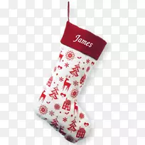 圣诞袜圣诞老人圣诞装饰品袜子圣诞长统袜