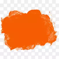 彩色叠加-橙色彩色雾