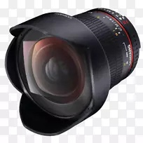 正负电子透镜安装照相机镜头三阳光学超广角镜头广角镜头孔径14 2 8