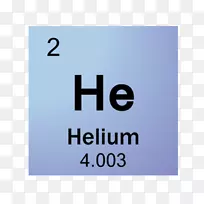 元素周期表符号氦化学元素气体氦