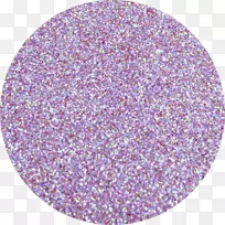 闪光紫色指甲艺术彩色凝胶-闪光材料