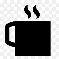 咖啡电脑图标咖啡杯热咖啡