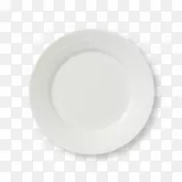楔形木餐具碟玻璃-白色盘子