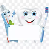牙科人类牙齿夹艺术.牙科护理
