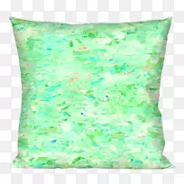 投掷枕头颜色绿松石-简素