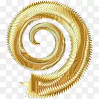 小龙金夹艺术尾巴