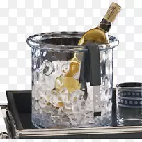 葡萄酒冷却器餐具玻璃饮料冰桶百威