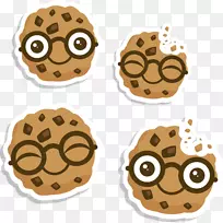 Twix饼干奶酪蛋糕标志-cookie标志