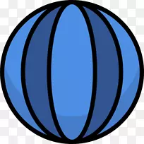 圆球椭圆对称区-瑜伽球