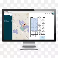 实时定位系统计算机软件电脑监控蓝牙室内平面图
