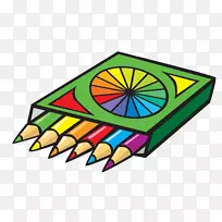 彩色铅笔夹艺术-铅笔