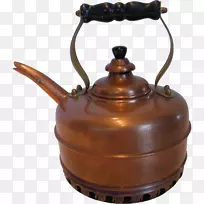 吹口哨水壶png炉子铜小器具水壶