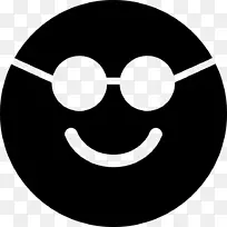 表情符号笑脸方块电脑图标-笑脸