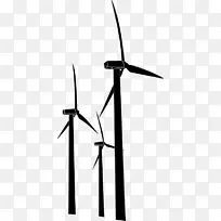 风电场风力发电机风车夹艺术