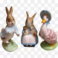 复活节兔子雕像-兔子
