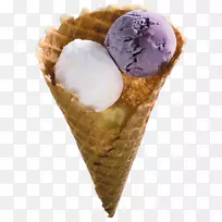 冰淇淋圆锥形冷冻甜点信息-冰淇淋