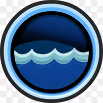 水火空气经典元素符号-水