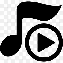 音乐音符计算机图标第八音符-音符