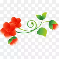 花卉剪纸艺术-花卉