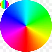 彩色车轮光谱色srgb光谱