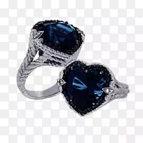 珠宝戒指宝石蓝宝石钻石珠宝