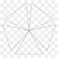 五角二十角彩色方角