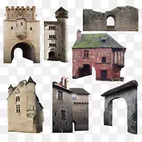 中世纪建筑城堡中世纪建筑