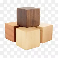 玩具积木砌块建筑房屋-木材