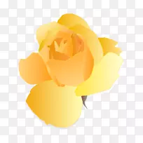 玫瑰黄色电脑图标剪贴画-玫瑰