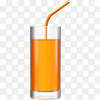 橙汁饮料剪辑艺术果汁